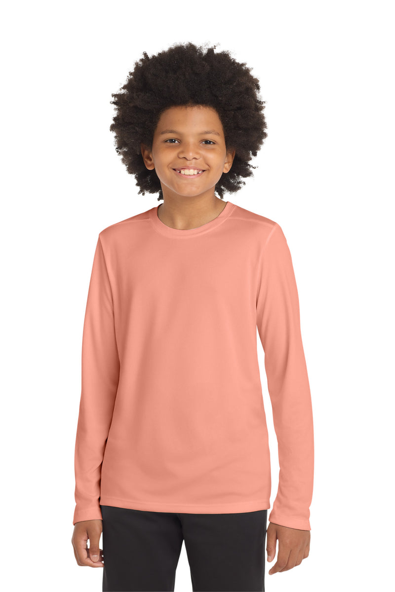 DRIEQUIP Youth Long Sleeve Tee with UPF 50 Sun Protection