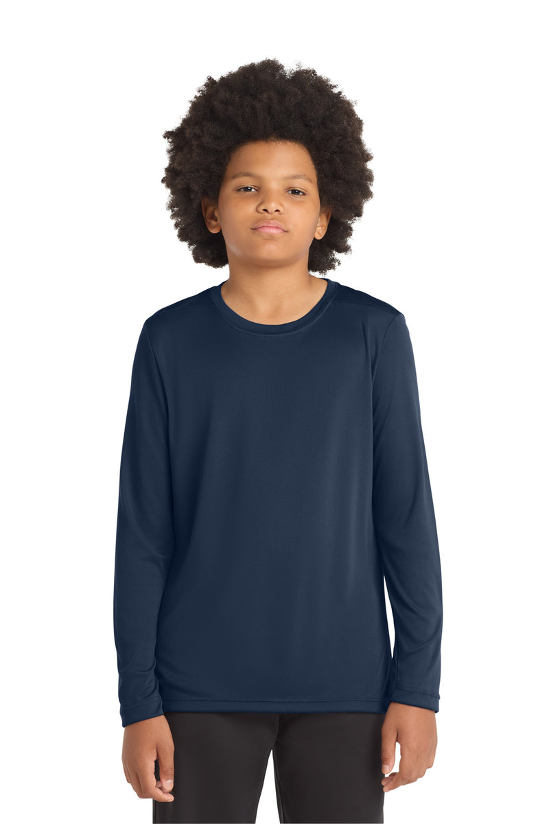 DRIEQUIP Youth Long Sleeve Tee with UPF 50 Sun Protection