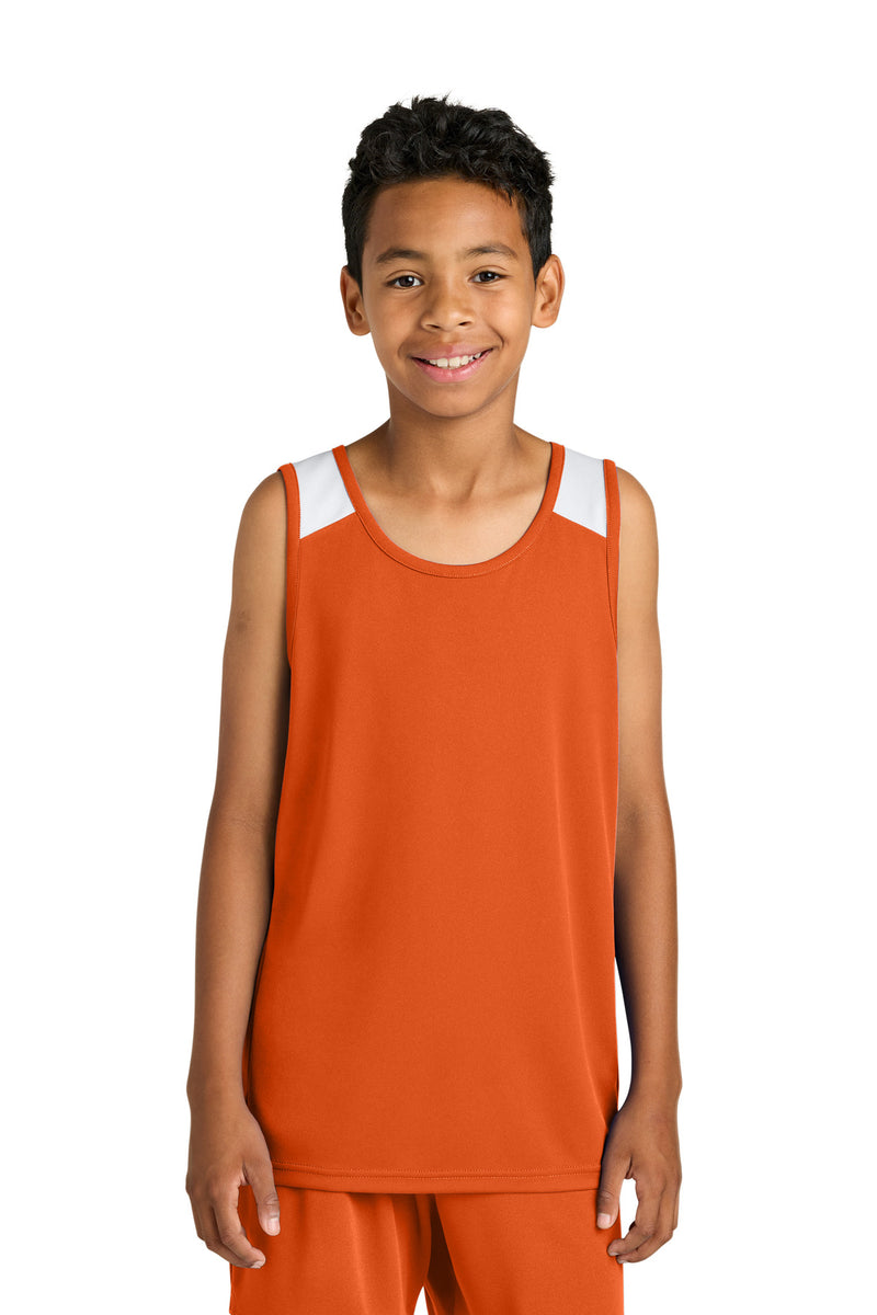 DRIEQUIP Youth Club Track Tank with Recycled Polyester