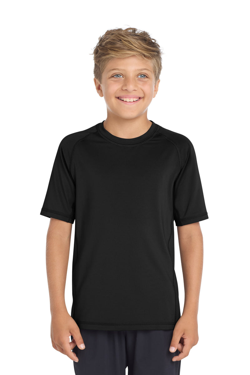 DRIEQUIP Youth Rashguard Tee with UPF 50 Sun Protection