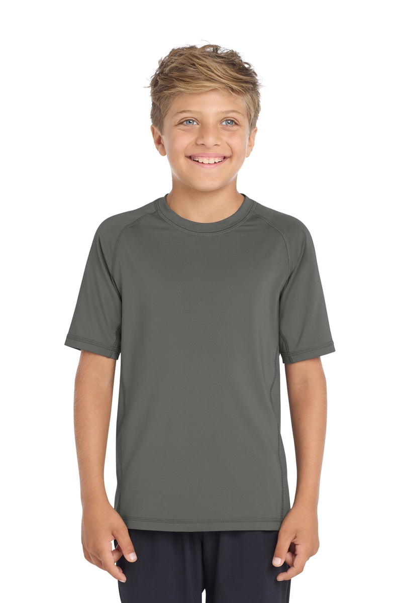 DRIEQUIP Youth Rashguard Tee with UPF 50 Sun Protection