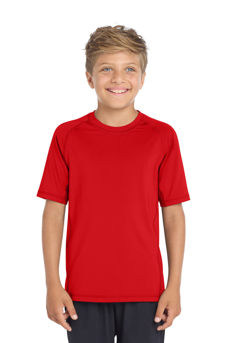 DRIEQUIP Youth Rashguard Tee with UPF 50 Sun Protection