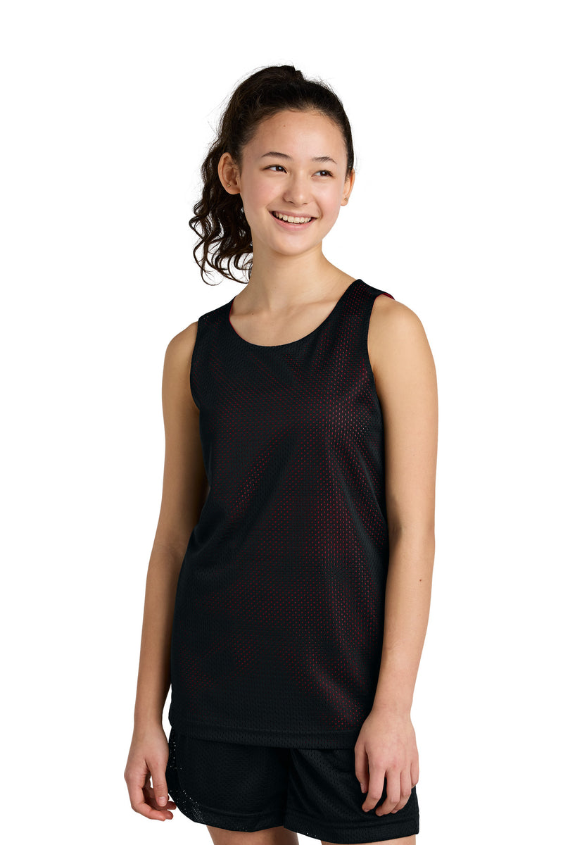 DRIEQUIP Youth Reversible Mesh Tank with Color-Lock Technology
