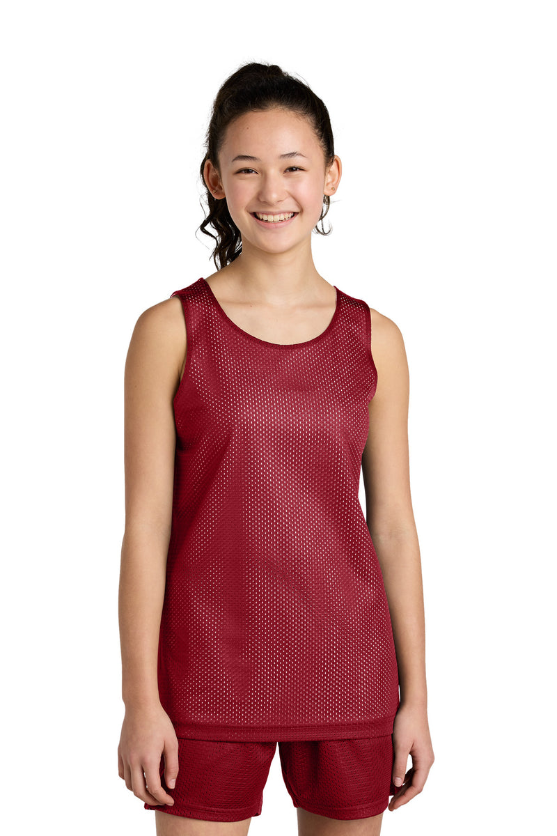 DRIEQUIP Youth Reversible Mesh Tank with Color-Lock Technology