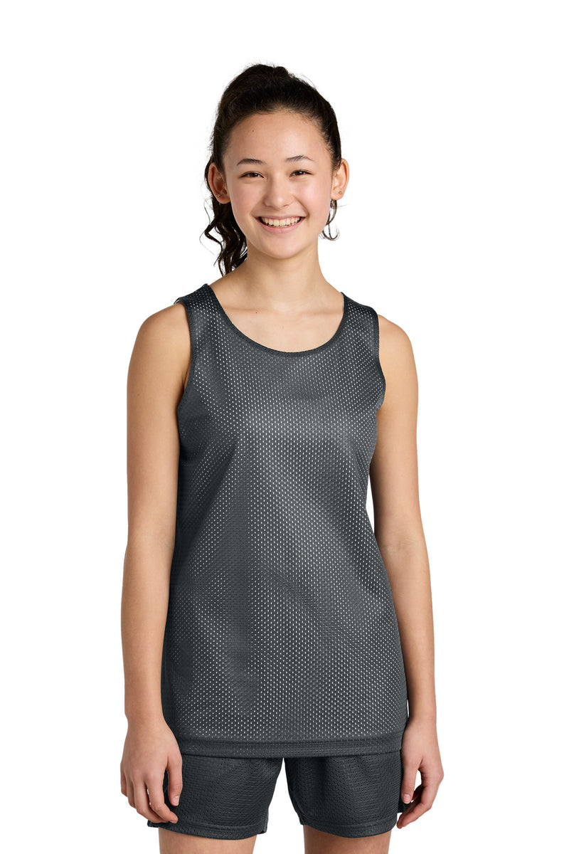 DRIEQUIP Youth Reversible Mesh Tank with Color-Lock Technology