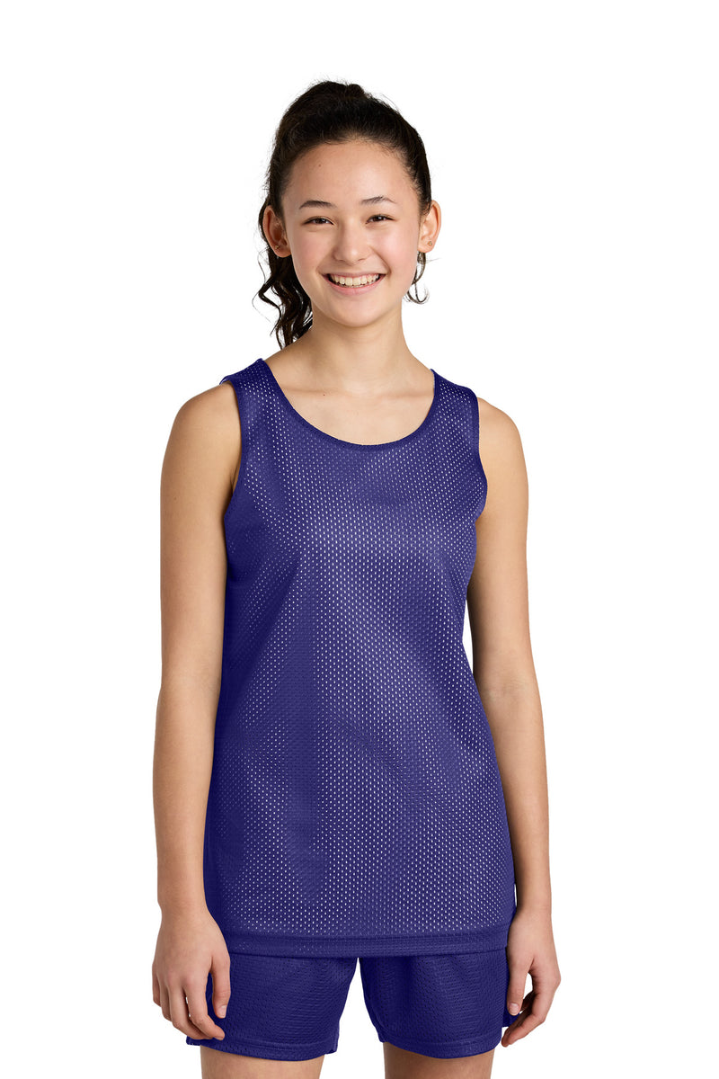 DRIEQUIP Youth Reversible Mesh Tank with Color-Lock Technology