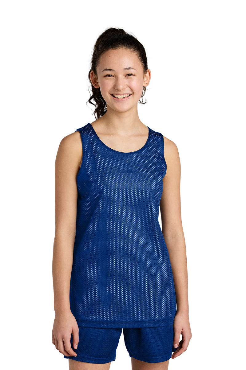 DRIEQUIP Youth Reversible Mesh Tank with Color-Lock Technology