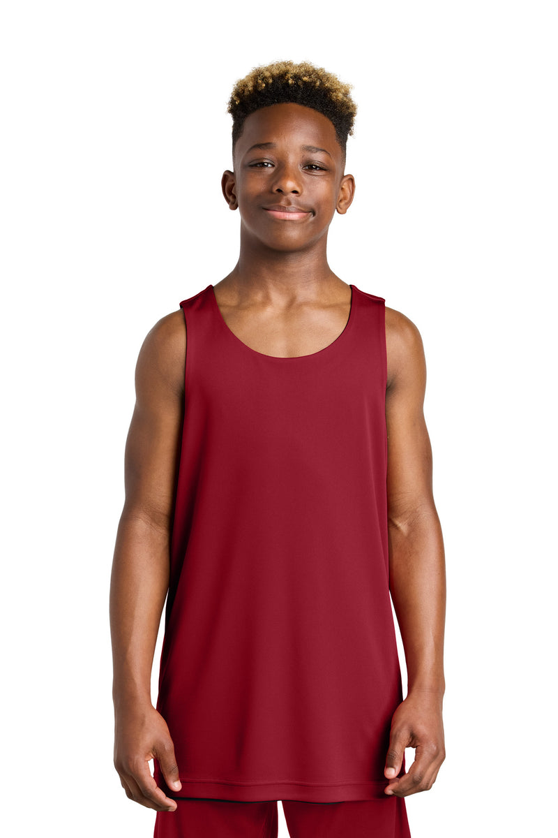 DRIEQUIP Youth Reversible Tank with Moisture-Wicking Technology