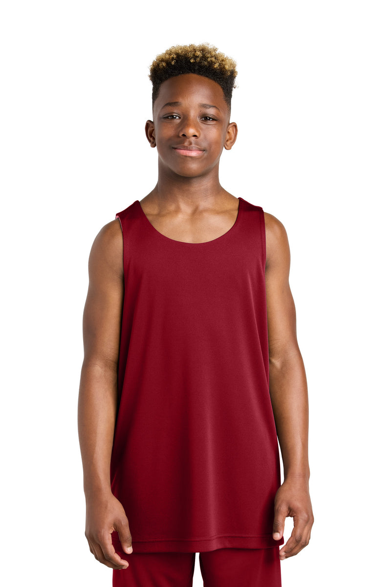 DRIEQUIP Youth Reversible Tank with Moisture-Wicking Technology