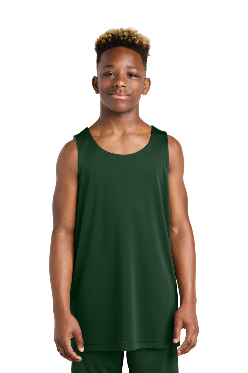 DRIEQUIP Youth Reversible Tank with Moisture-Wicking Technology