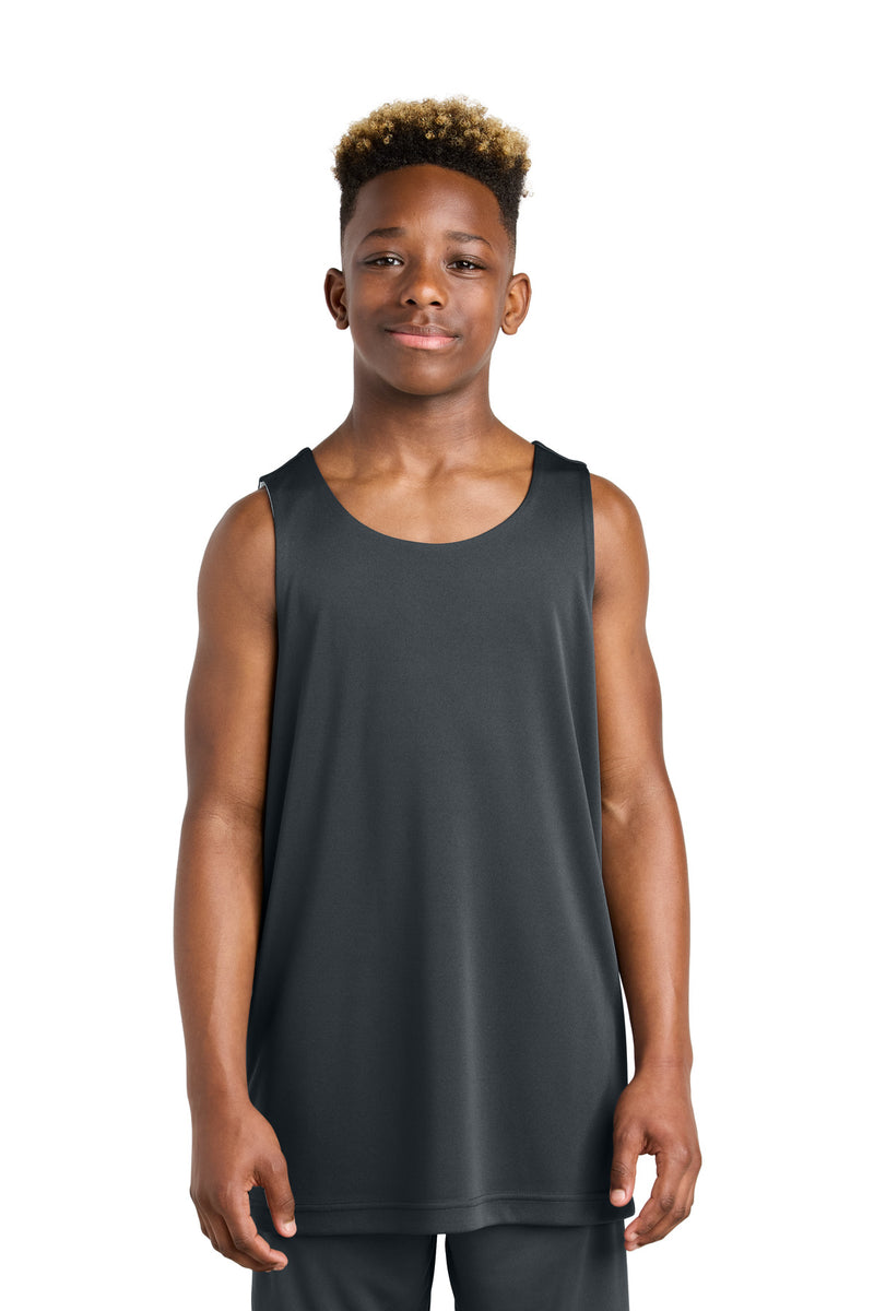 DRIEQUIP Youth Reversible Tank with Moisture-Wicking Technology