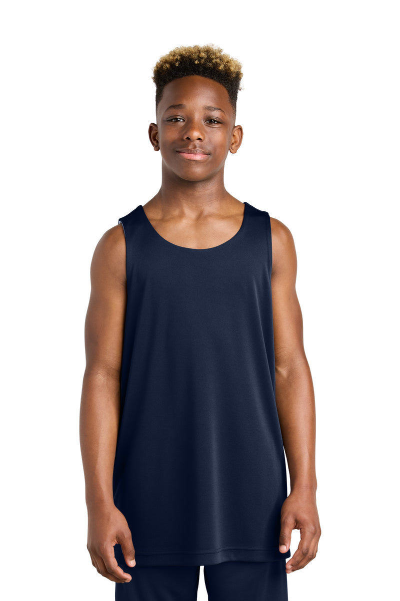 DRIEQUIP Youth Reversible Tank with Moisture-Wicking Technology