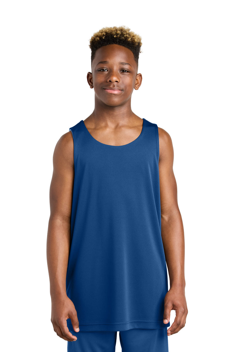 DRIEQUIP Youth Reversible Tank with Moisture-Wicking Technology