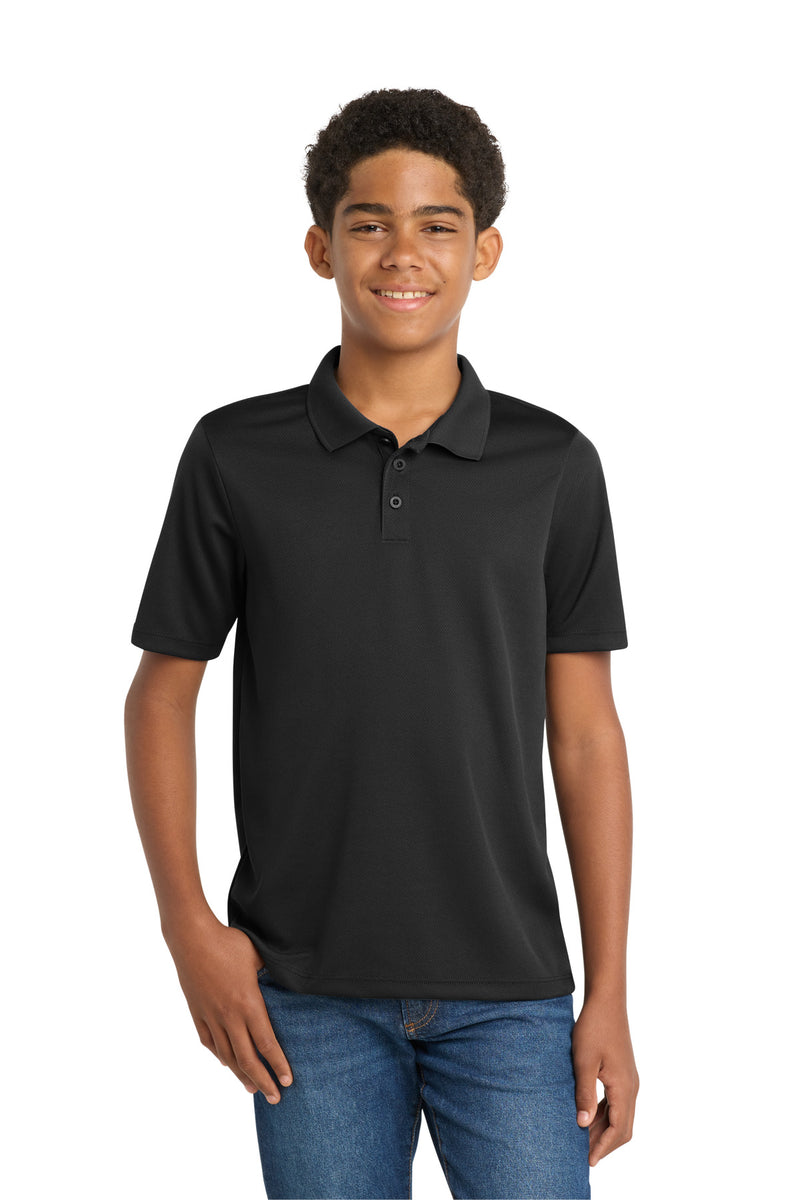 DRIEQUIP Youth RacerMesh Polo with Moisture-Wicking Technology