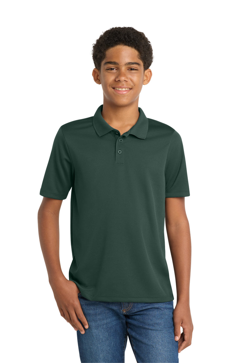 DRIEQUIP Youth RacerMesh Polo with Moisture-Wicking Technology