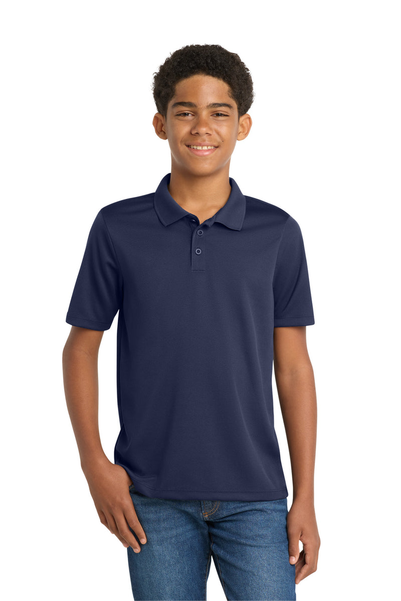 DRIEQUIP Youth RacerMesh Polo with Moisture-Wicking Technology