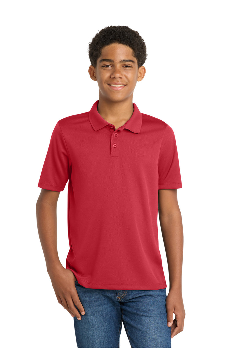 DRIEQUIP Youth RacerMesh Polo with Moisture-Wicking Technology