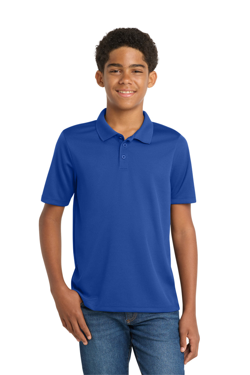 DRIEQUIP Youth RacerMesh Polo with Moisture-Wicking Technology