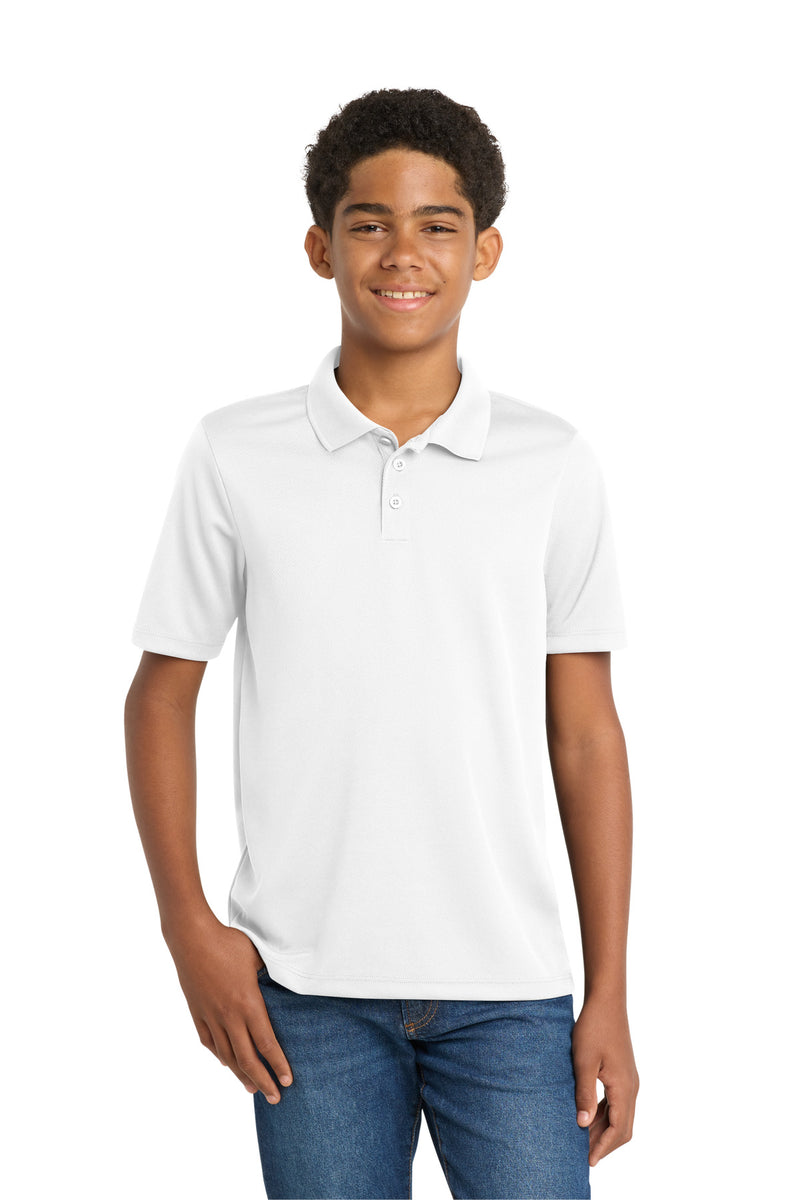 DRIEQUIP Youth RacerMesh Polo with Moisture-Wicking Technology