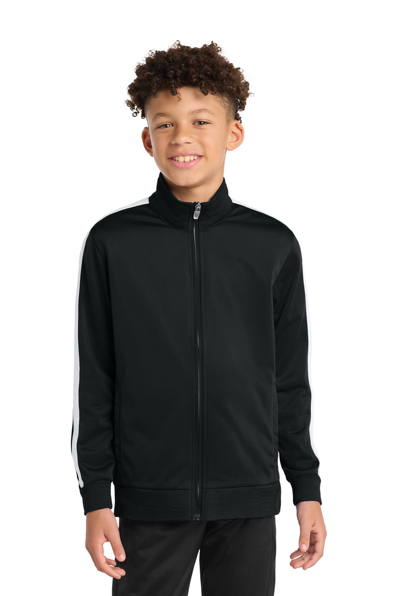 DRIEQUIP Youth Tricot Sleeve Stripe Track Jacket