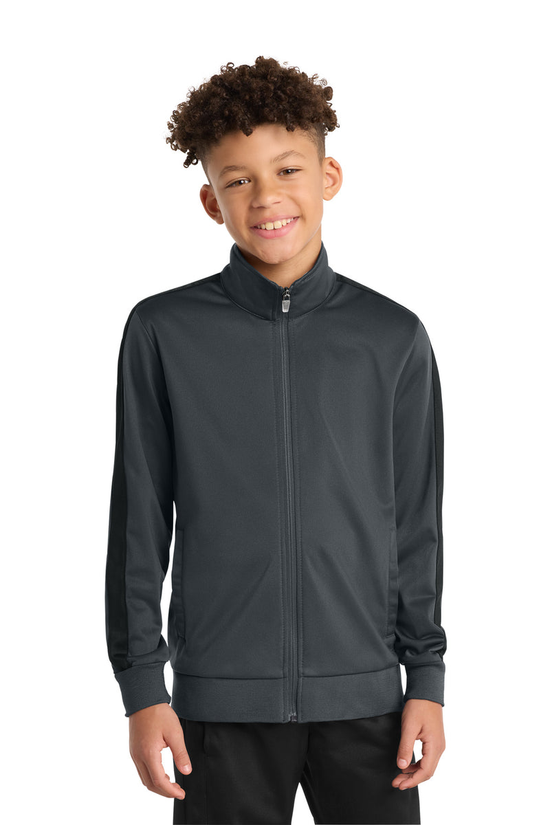 DRIEQUIP Youth Tricot Sleeve Stripe Track Jacket