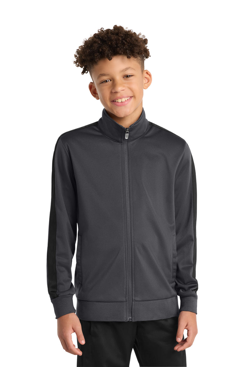 DRIEQUIP Youth Tricot Sleeve Stripe Track Jacket