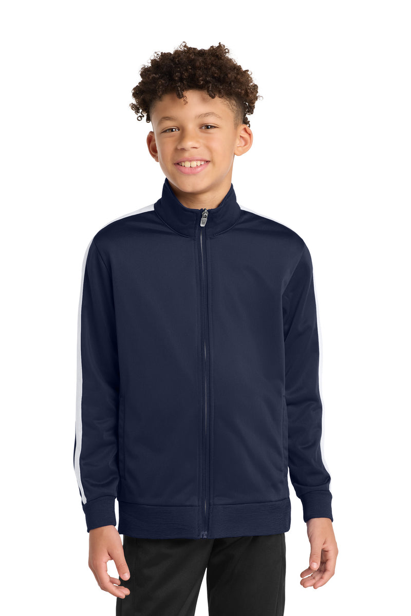 DRIEQUIP Youth Tricot Sleeve Stripe Track Jacket