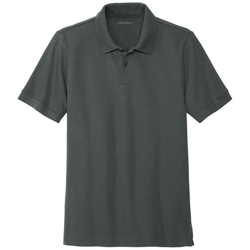 Men's Moisture-Wicking Heavyweight Pique Polo in Anchor Grey