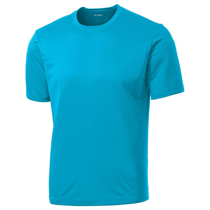 Atomic Blue youth moisture wicking shirt