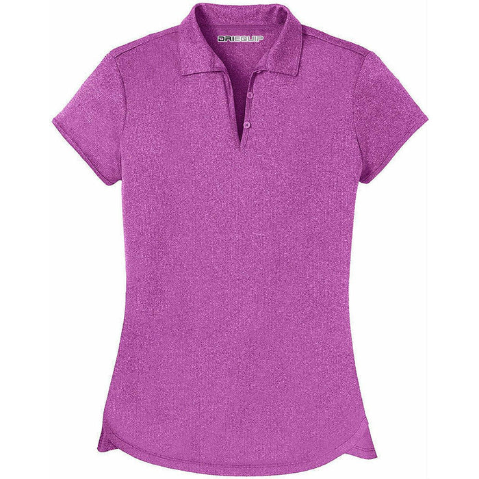 DRI-EQUIP Ladies Moisture Wicking Heather Golf Polos