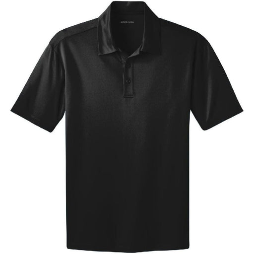 Men's Silk Touch Polo Shirt in Black – classic and timeless, perfect for a sleek and polished appearance.