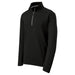 Black Texture Tread 1/4 Zip Pullover