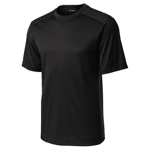 Black Men's Moisture Wicking Elevate Workout Tee