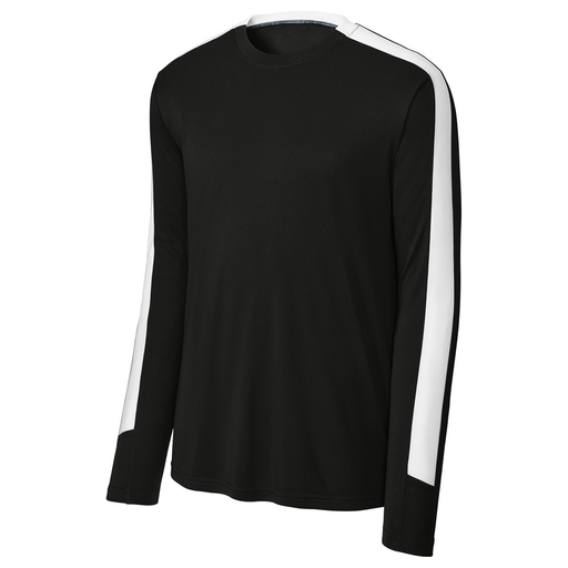 Black/White Alliance Crew Long Sleeve Tee