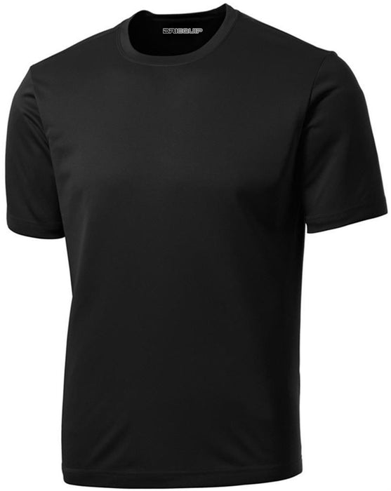 DRIEQUIP Men's Big & Tall Short Sleeve Moisture Wicking Athletic T-Shirts (TALL SIZING)