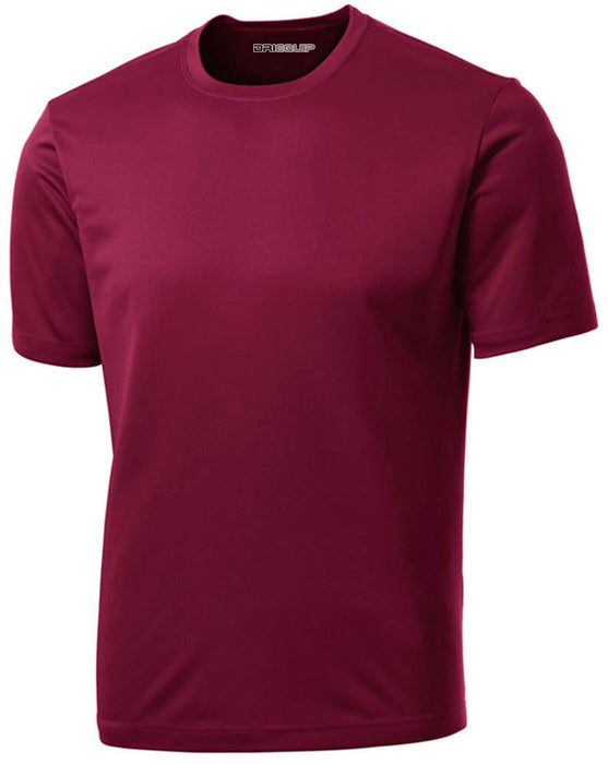 DRIEQUIP Men's Short Sleeve Moisture Wicking Athletic T-Shirts | XS-4XL