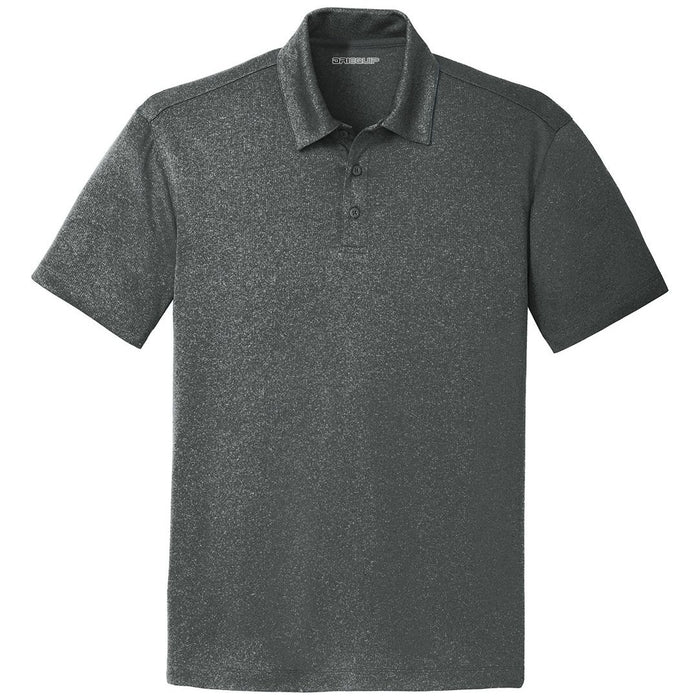 DRI-EQUIP Mens Moisture Wicking Heather Golf Polos