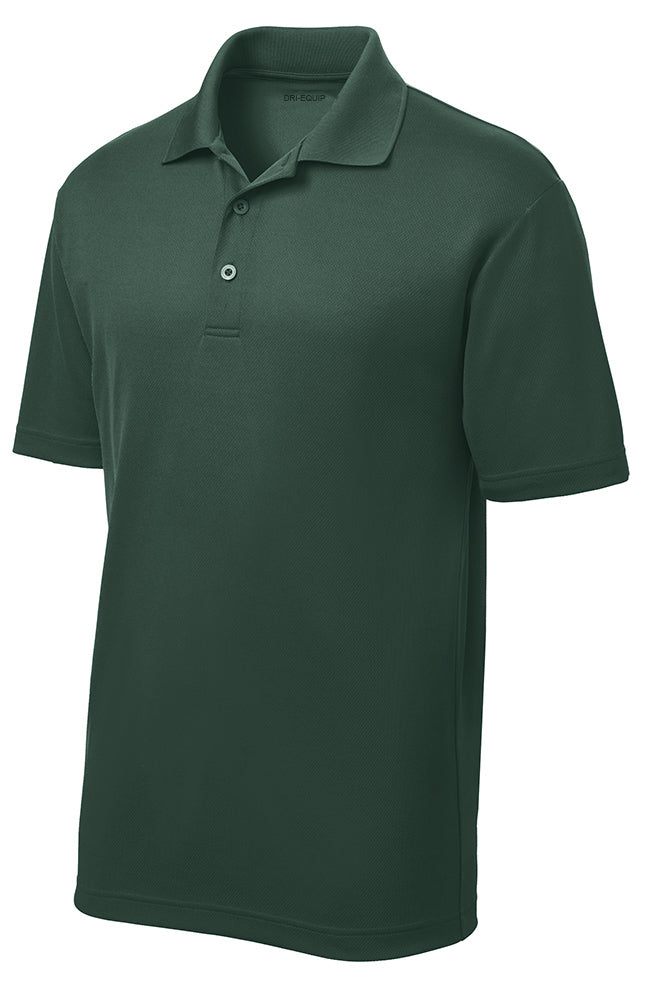 DRIEQUIP Men's Moisture Wicking Short Sleeve Polo
