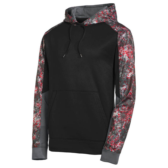 Deep Red/Black Mineral Freeze Hype Hoodie