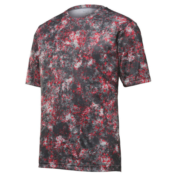 Red Moisture Wicking Workout Shirt