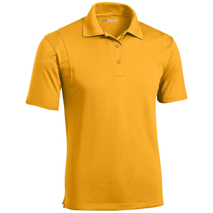 DRI-EQUIP Mens Moisture Wicking Micropique Golf Polos in Regular, Big & Tall