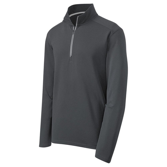 Iron Grey Texture Tread 1/4 Zip Pullover