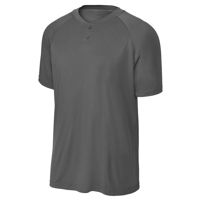 Iron Grey Dash 2-Button Henley