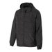 Black Heather/Black Stormy Heather Rain Jacket