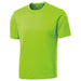 Lime youth moisture wicking shirt