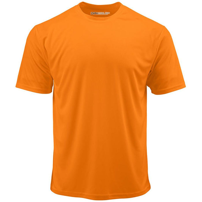 DRIEQUIP Men's Big & Tall Short Sleeve Moisture Wicking Athletic T-Shirts