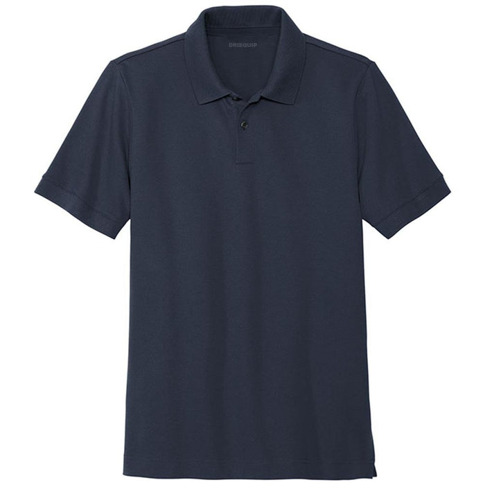 Navy never looked better than in the DRIEQUIP Men's Moisture-Wicking Heavyweight Pique Polo