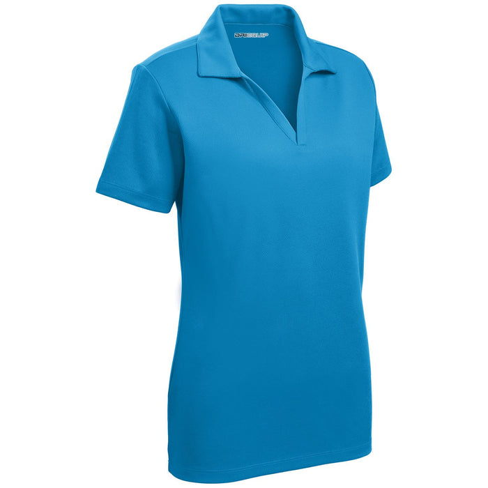 Women's Dri-Equip Short Sleeve Racer Mesh Polo Shirts in Size XS-4XL