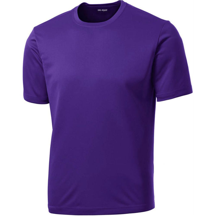 Purple youth moisture wicking shirt