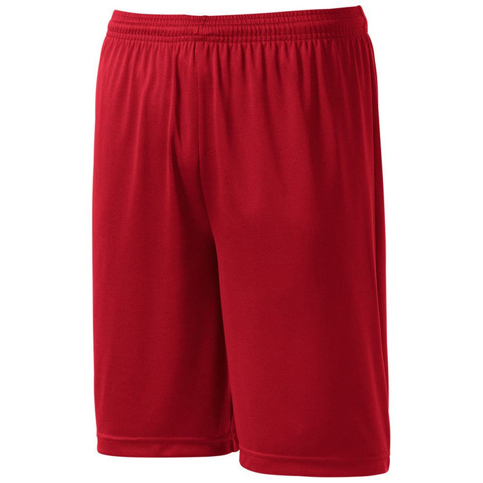 Red Moisture Wicking Short